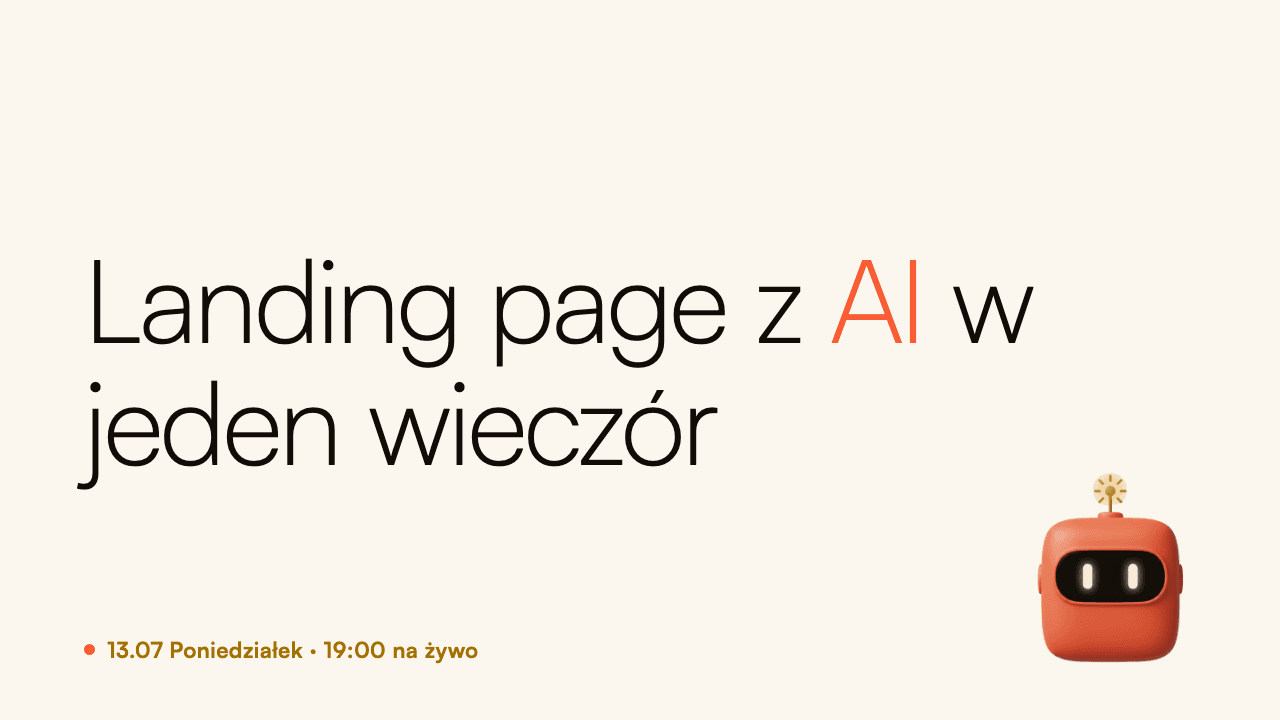 Landing page z AI w jeden wieczór