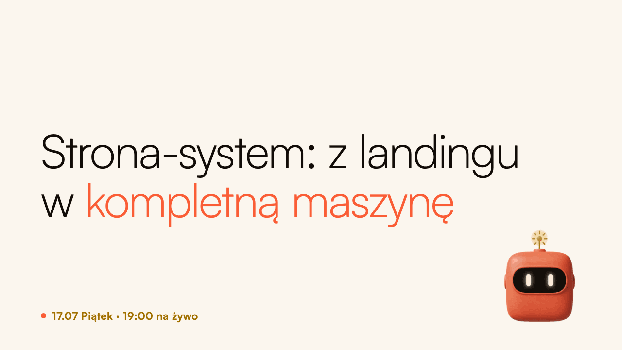 Strona-system: z landingu w kompletną maszynę