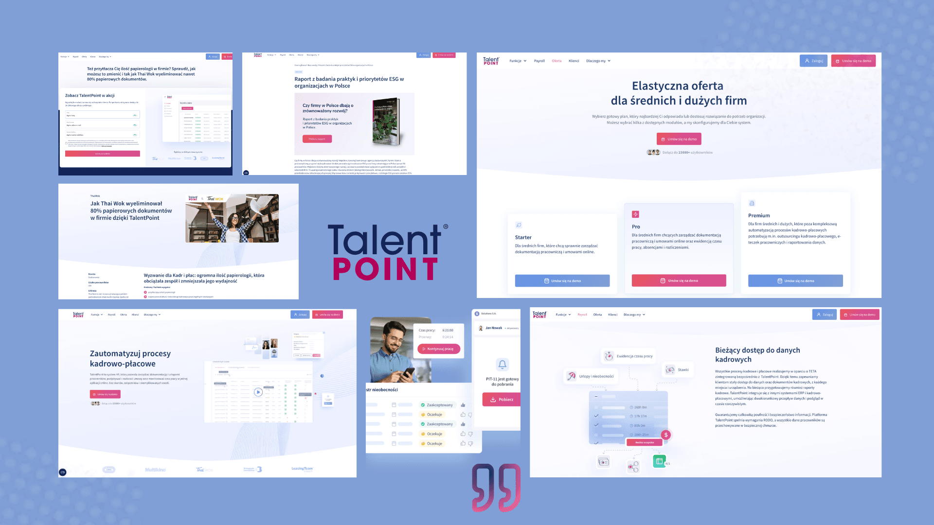 Showcase strony TalentPoint
